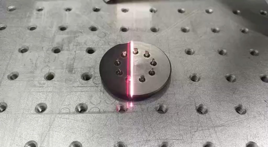 Battery cover laser